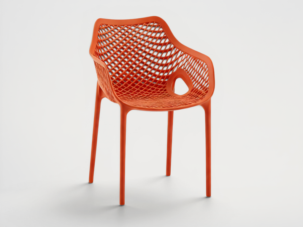 כיסא גן פולימרי רשת לינה אדום גארדיני